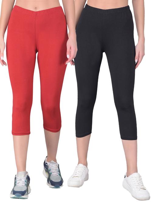pack of 2 combo mis rise capri - 21361490 - Very Small Image - 1
