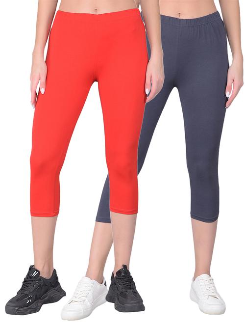 pack of 2 combo mis rise capri - 21361520 - Very Small Image - 1