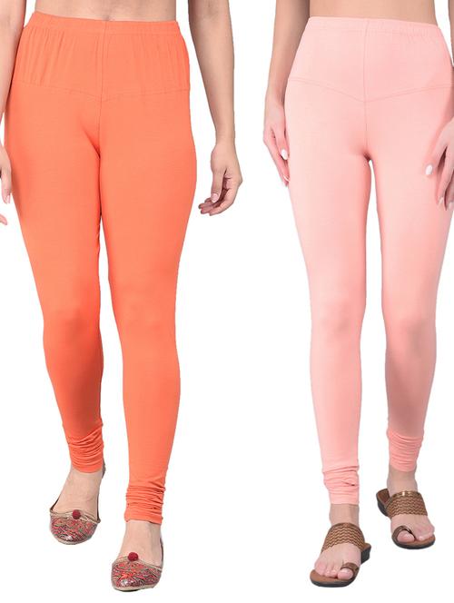 women pack of 2 solid leggings - 21361769 - Very Small Image - 1