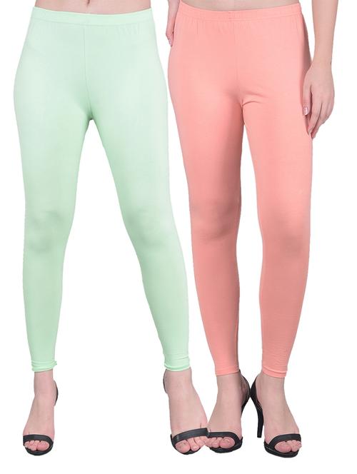 pack of 2 multi colored combo leggings - 21362139 - Very Small Image - 1