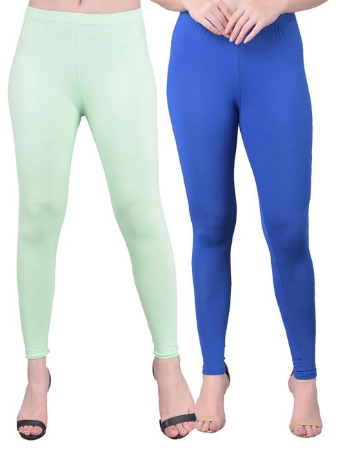 pack of 2 multi colored combo leggings - 21362238 - Very Small Image - 1