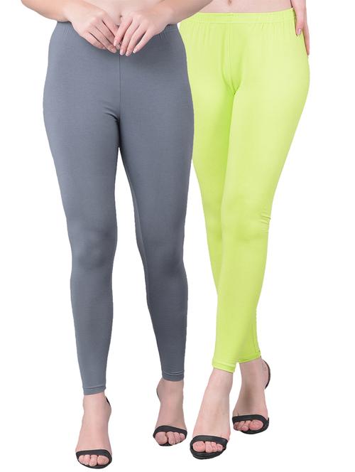 pack of 2 multi colored combo leggings - 21362251 - Very Small Image - 1