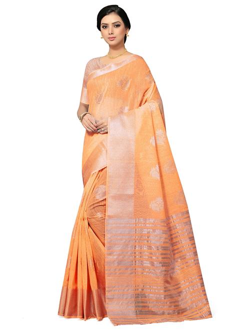 women self design handloom saree with blouse - 21364203 - Very Small Image - 1