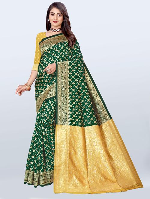 women self design banarasi saree - 21364220 - Very Small Image - 1