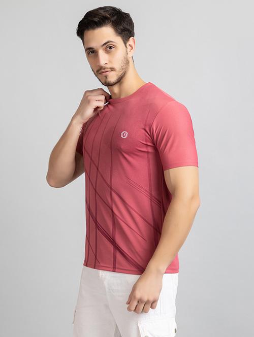 men round neck striped t-shirt - 21364471 - Very Small Image - 1
