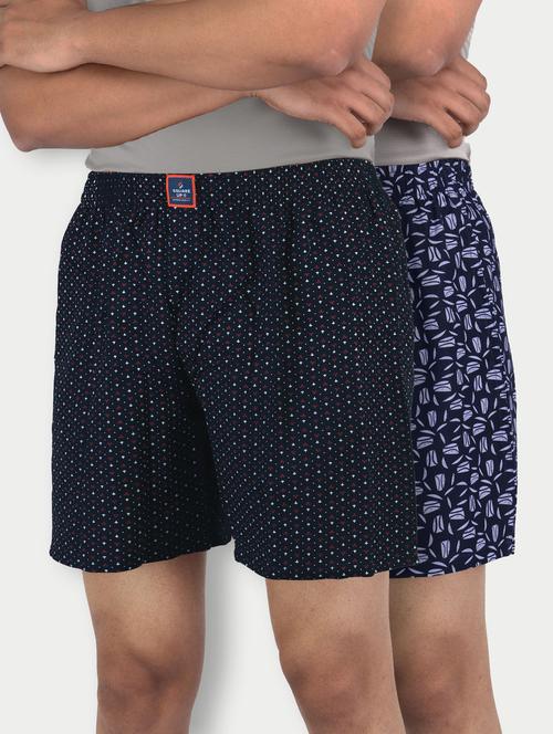 pack of 2 printed mid rise boxers - 21365056 - Very Small Image - 1