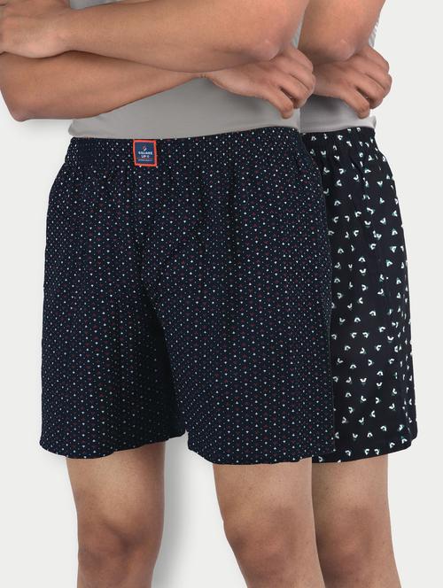 pack of 2 printed mid rise boxers - 21365072 - Very Small Image - 1