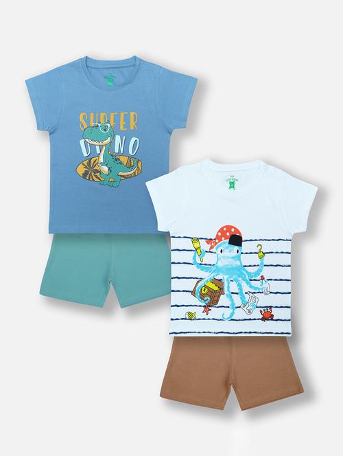 boys pack of 2 shorts twin set - 21365208 - Very Small Image - 1