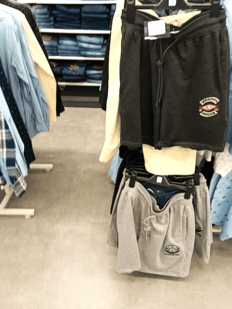 charcoal melange terry short - 21365466 - Very Small Image - 1