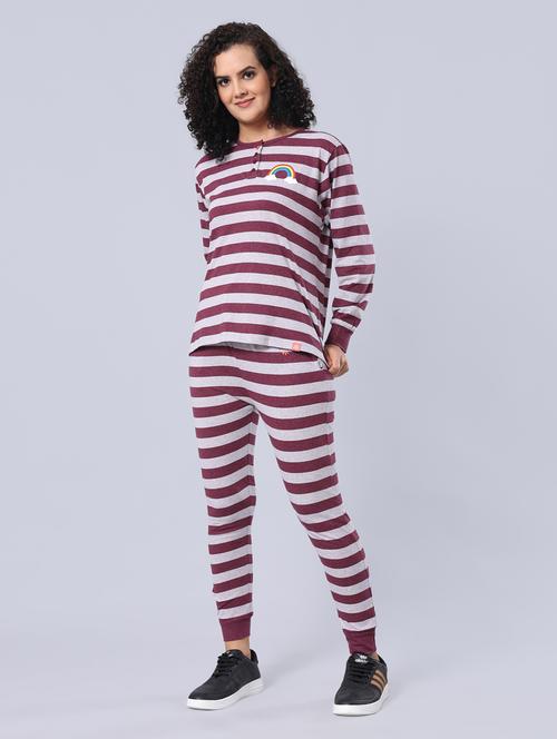 women printed pyjama nightwear set - 21368029 - Very Small Image - 1