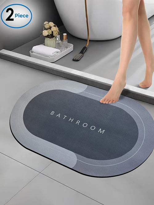 set of printed rub bath mat - 21368479 - Very Small Image - 1