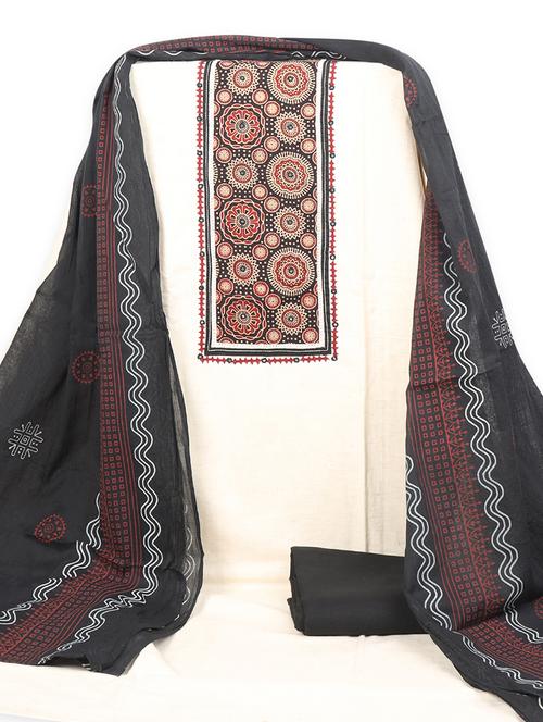 women printed unstitched suit set - 21374288 - Very Small Image - 1