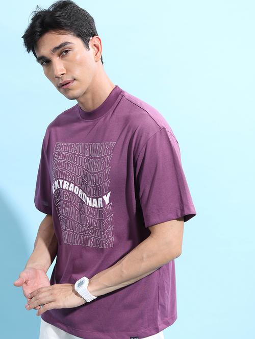 men front print cotton t-shirt - 21375223 - Very Small Image - 1