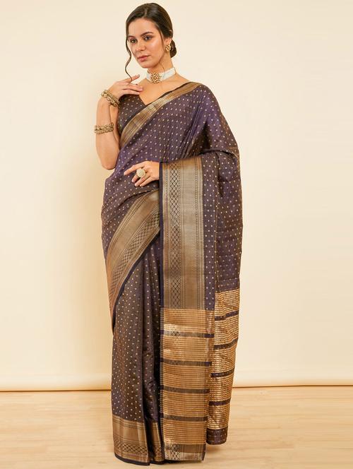 women self design bordered saree - 21383307 - Very Small Image - 1
