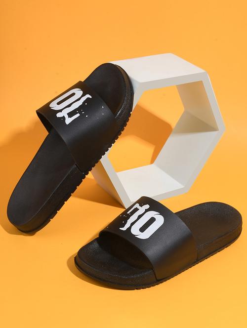 men grey slider flip flop - 21383370 - Very Small Image - 1