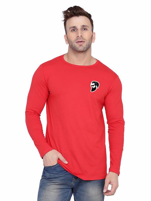 men placement print long sleeve t-shirt - 21383898 - Very Small Image - 1
