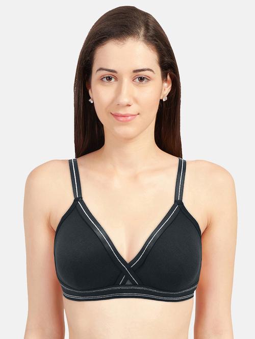 women black solids regular bra - 21386166 - Very Small Image - 1