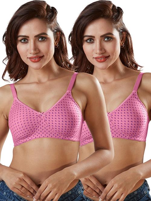 pack of 2 women printed regular bra - 21386898 - Very Small Image - 1