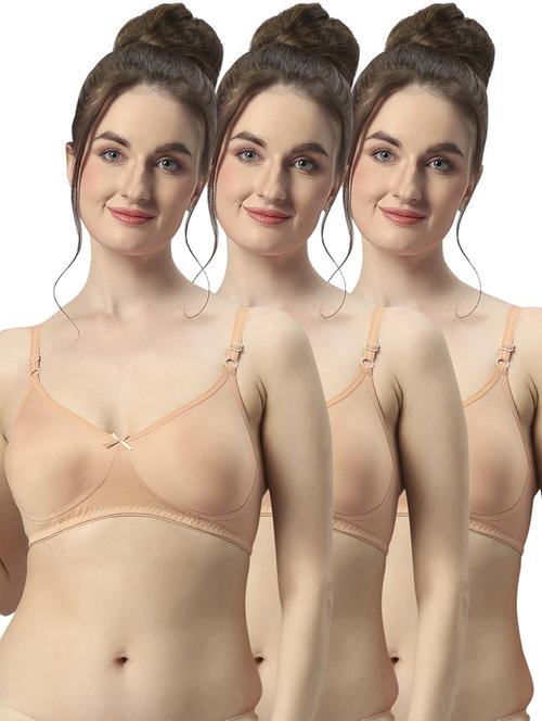 pack of 3 women solid t-shirt bra - 21386918 - Very Small Image - 1