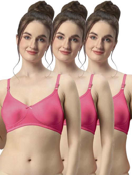pack of 3 women solid t-shirt bra - 21386927 - Very Small Image - 1
