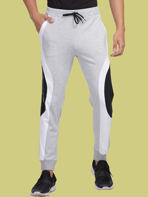 men mid rise color block jogger track pant - 21389169 - Very Small Image - 1