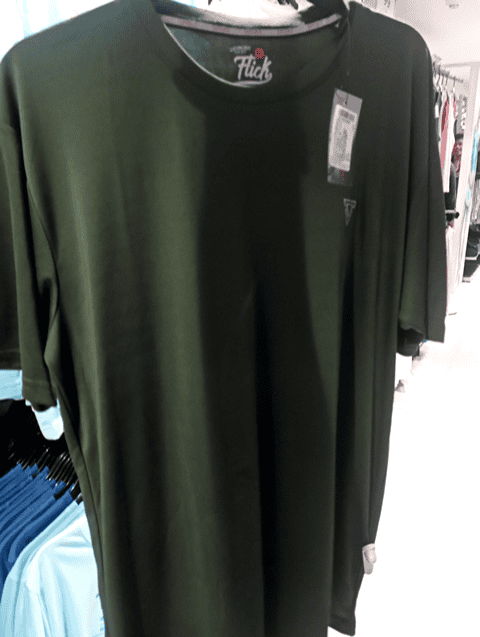olive polyester tshirt - 21389856 - Very Small Image - 1