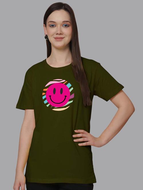 women printed short sleeve t-shirt - 21390796 - Very Small Image - 1