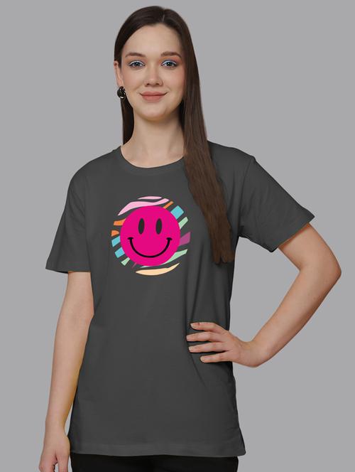women printed short sleeve t-shirt - 21390797 - Very Small Image - 1