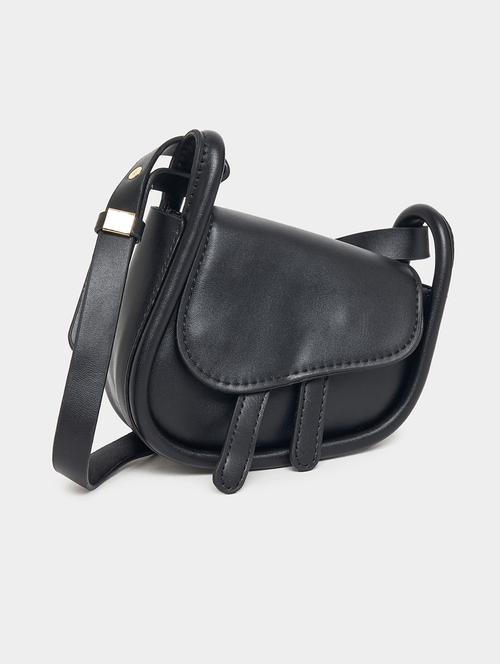 women black pu sling bag - 21390841 - Very Small Image - 1