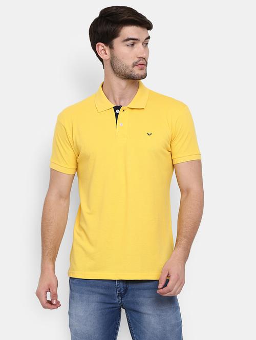 men polo neck solid t-shirt - 21391675 - Very Small Image - 1