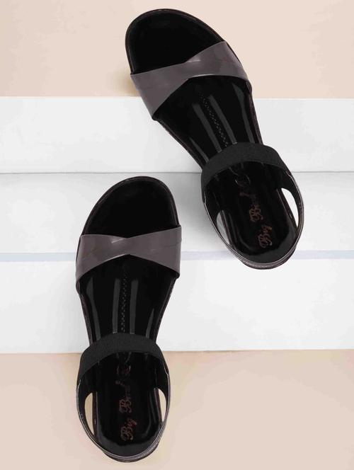 women grey ankle strap sandal - 21395107 - Very Small Image - 1
