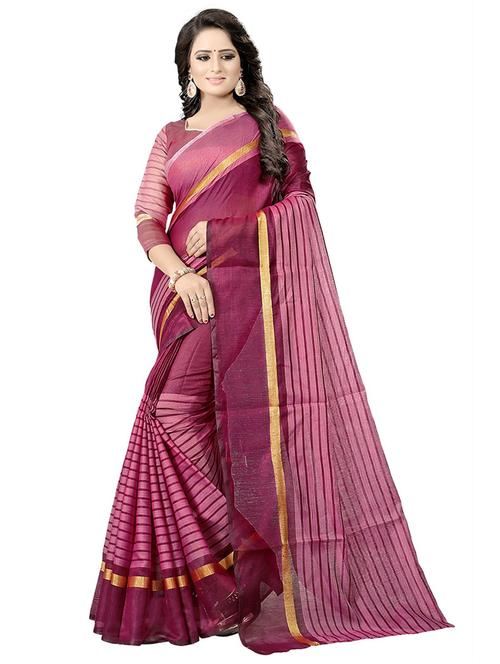 women printed casual saree with blouse - 21396361 - Very Small Image - 1