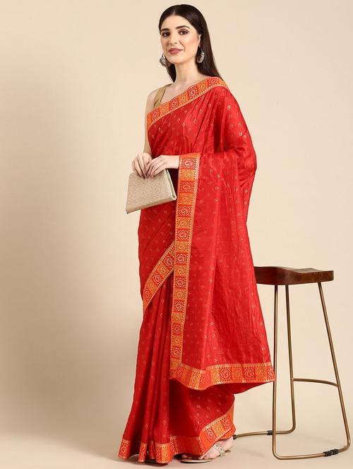women printed saree with blouse - 21400796 - Very Small Image - 1