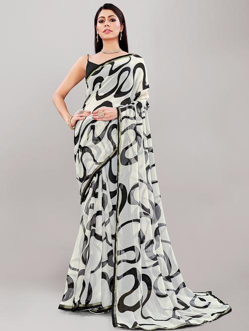 women printed saree - 21401174 - Very Small Image - 1
