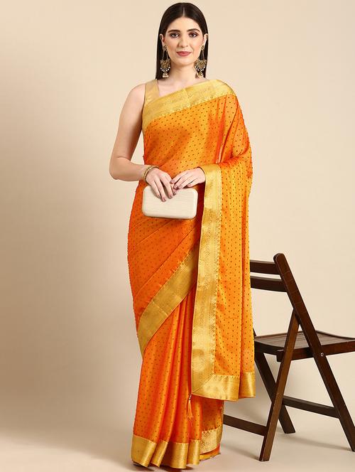 women printed bordered saree - 21401291 - Very Small Image - 1