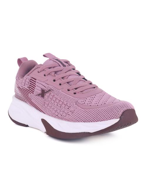 purple textured lace-up casual shoe - 21404649 - Very Small Image - 1