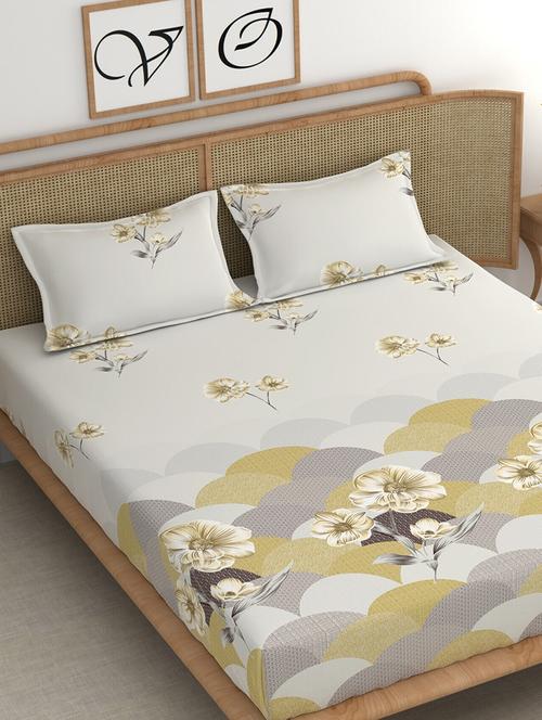 printed bedsheet with pillow covers - 21412370 - Very Small Image - 1