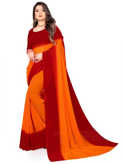 women printed casual wear saree - 21446326 - Very Small Image - 1