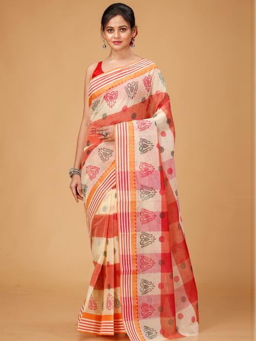 women tant casual saree with blouse - 21451253 - Very Small Image - 1