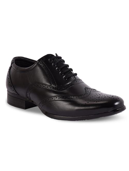 men solid lace-up brouges shoes - 21452387 - Very Small Image - 1