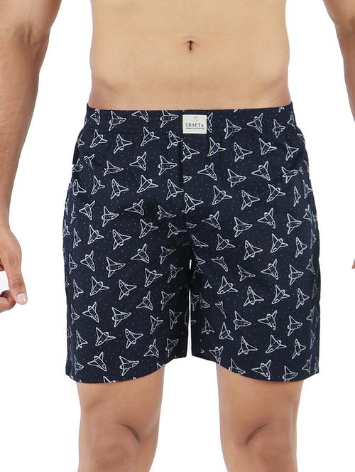 men's printed mid rise boxers - 21453098 - Very Small Image - 1