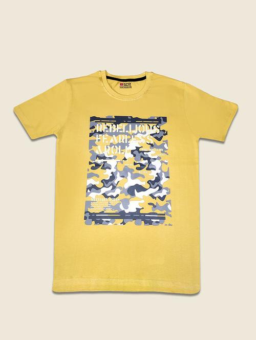 boys round neck printed t-shirt - 21453478 - Very Small Image - 1
