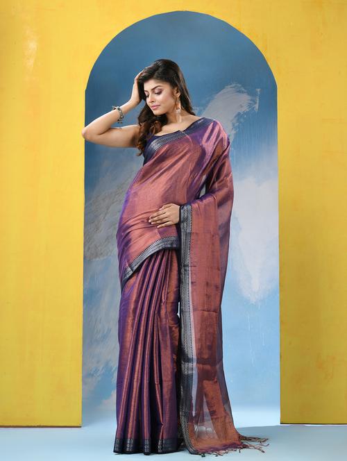 women handloom saree - 21454473 - Very Small Image - 1
