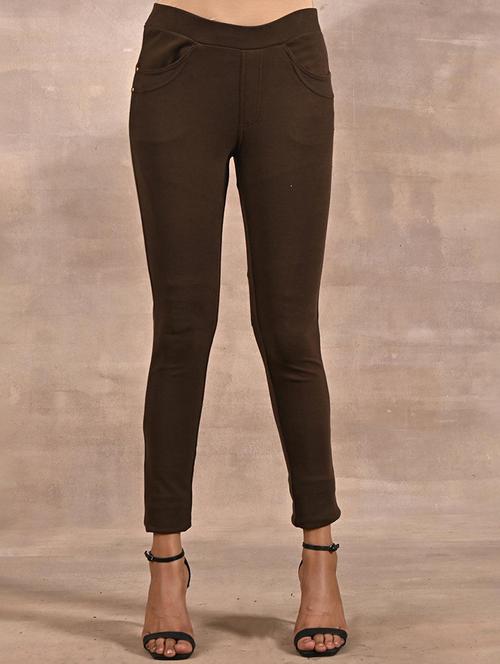women mid-rise solid jegging - 21456731 - Very Small Image - 1