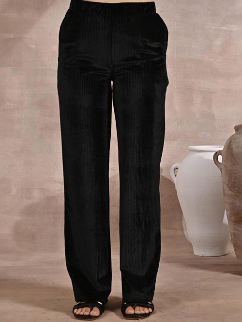 women full length solid palazzo - 21456750 - Very Small Image - 1