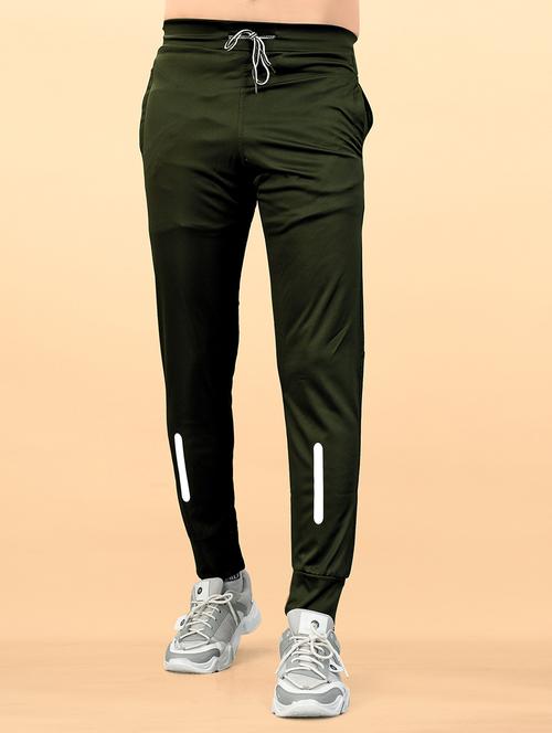 men solid mid rise full lenght track pant - 21456855 - Very Small Image - 1
