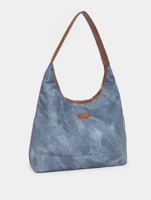 women blue pu handbag - 21457076 - Very Small Image - 1