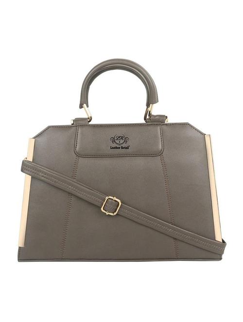 women grey solids pu handbag - 21458413 - Very Small Image - 1