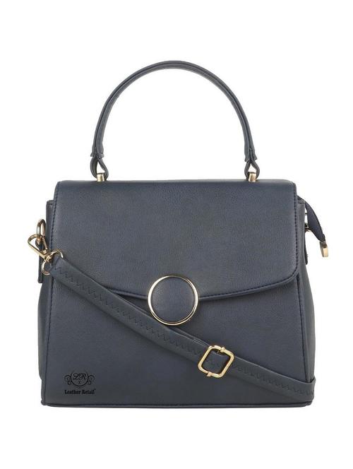women grey solids pu handbag - 21458417 - Very Small Image - 1