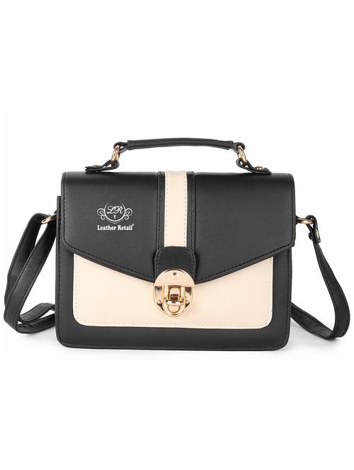 women color block leatherette (pu) sling bag - 21458514 - Very Small Image - 1